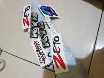 Product Review of emblem KYB timbul sepasang sudah memgunakan lem 3M, BONOS STICKER KYB from I** M**e 0