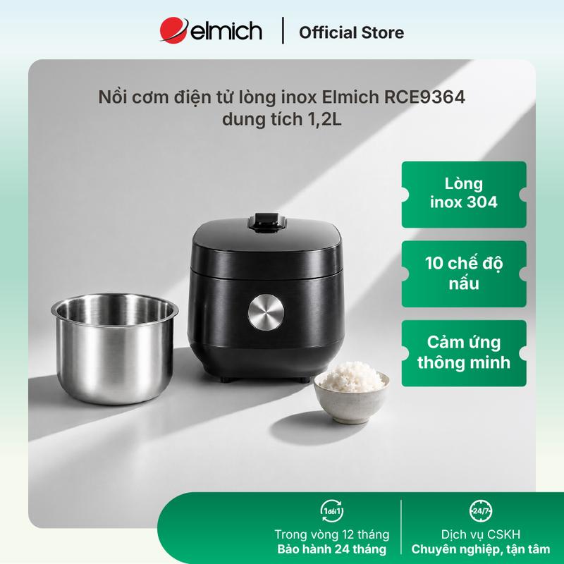 Nồi cơm điện tử Elmich RCE9364 dung tích 1,2L