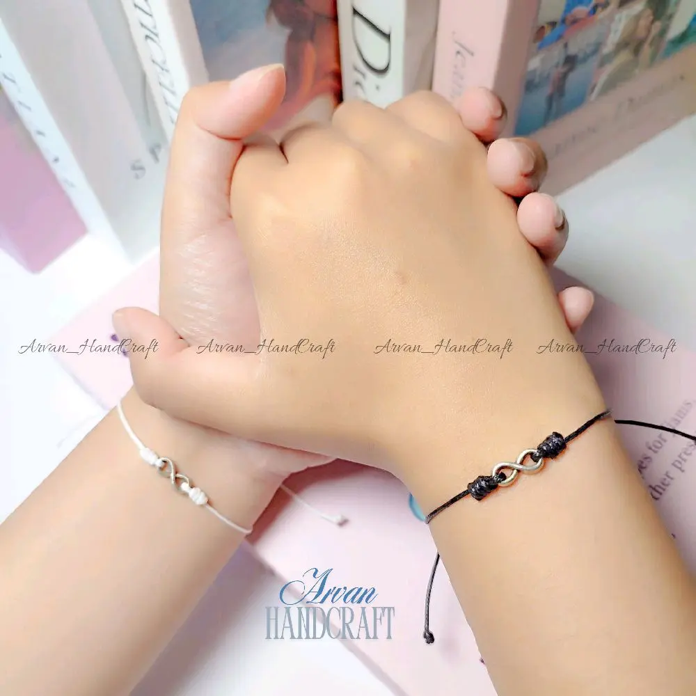 Gelang Infinity Mini Tali Model Serut - Gelang Persahabatan Infinity Series Drawstring Bracelets
