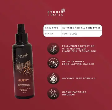 [NEW] Studio Tropik DreamSetter Glowy 2.0 Pollution Protection Make-up Setting Spray 1