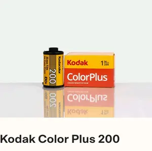 1 roll Kodak color plus film 135 200-36 colour plus kodak colorplus