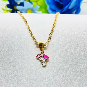 Kalung Anak Titanium Liontin Karakter Rantai Nori Anti Karat (Free cincin) Kalung Anak Titanium Fashion Costume Kids