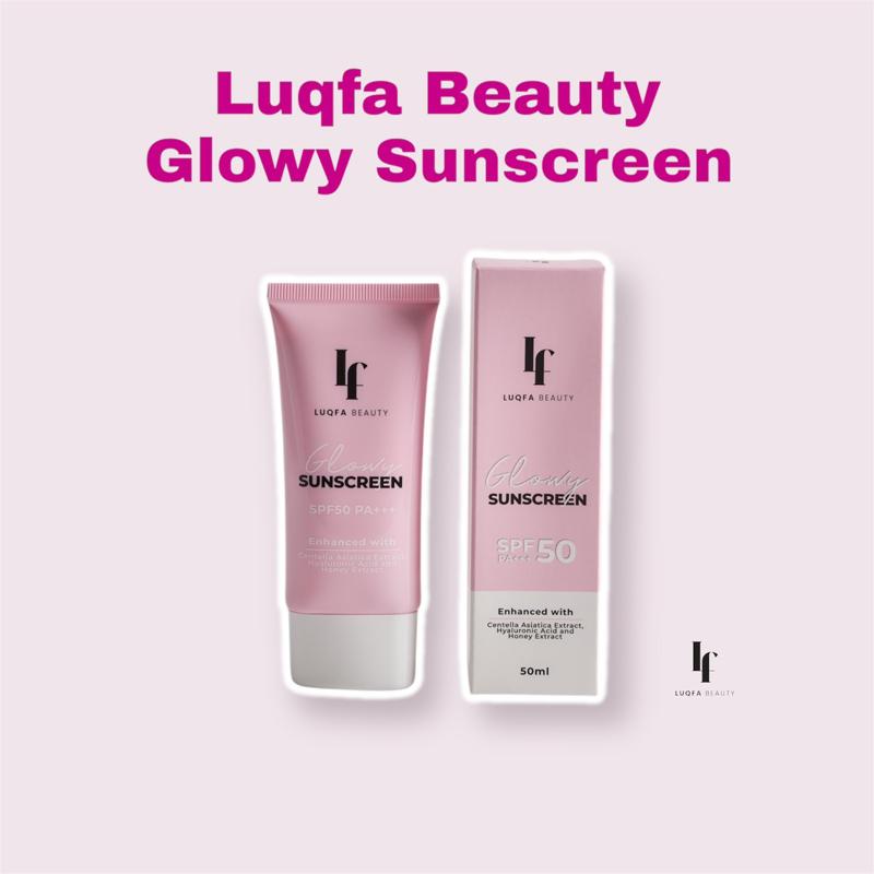Luqfa Beauty Glowy Sunscreen Krim Pelindung Matahari Ori HQ Skincare ...