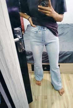 Product Review of Kivi Garment Jeans Cutbray Wanita Highwaist Jeans Cutbray Stylish, Cutbray Denim, Sentuhan Flare Klasik,Celana Wanita, Celana Panjang Stretchy (Melar) from N** 0