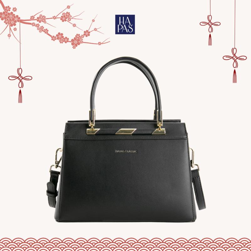 Túi Xách Nữ Size Lớn Công Sở Cao Cấp Classic Thanh Ngang Sz 27 HAPAS - TXT221107 Bag 