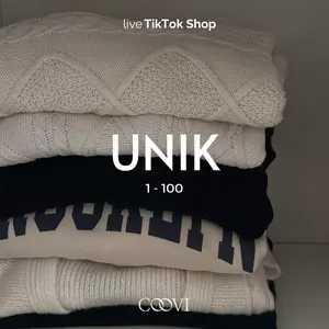 COOVI Unik Produk Atasan Blouse Kemeja Knit Campur Model