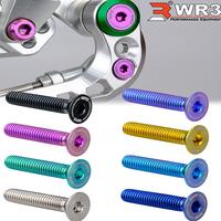 Gambar Paketan Baut Titanium WR3 Footstep RS Series WR3 Depan Ninja 150RR 250 Fi ZX25R ZX636 ZX6R / CBR 250RR / R25 MT25 - Ninja RR, Silver dari WR3 Kota Administrasi Jakarta Barat 1 Tokopedia