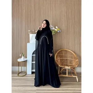 abaya luna abaya remaja aesthetic abaya turkey gamis abaya lebaran 2025 viral abaya hitam elegan
