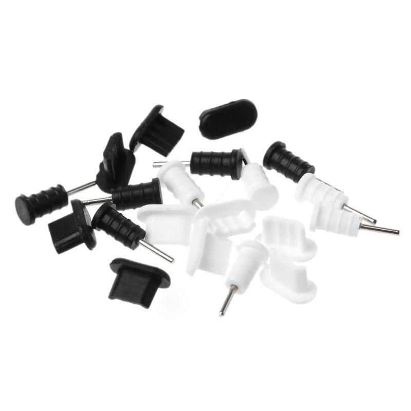 Bộ 10 nút chặn bụi chống thấm cho tai nghe 3.5 mm + nắp cắm cổng sạc USB dành…