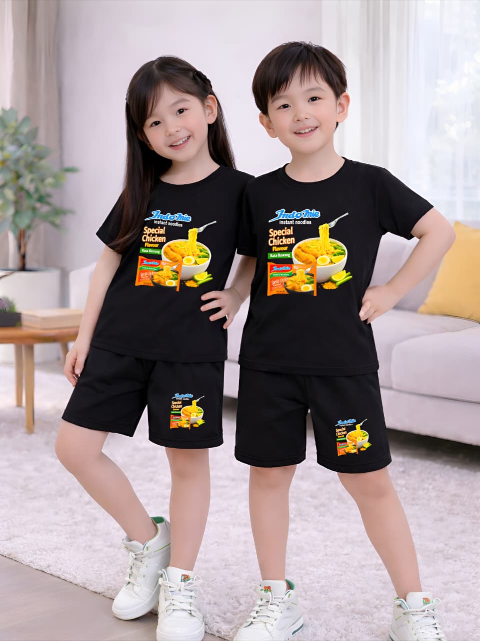 Indomie Baju Setelan Unisex Anak Motif Karakter Indomie Setelan Anak Viral 2-9 Tahun Bahan Pe Rayon 30s Ukuran M L XL XXL Indomie Baju Setelan Unisex Anak Motif Karakter Indomie Setelan Anak Viral 2-9 Tahun Bahan Pe Rayon 30s Ukuran M L XL XXL