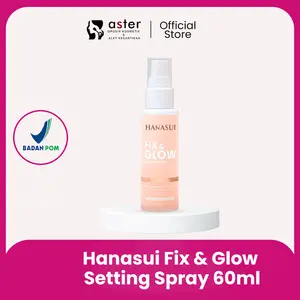 Hanasui Fix & Glow Setting Spray  Wajah 60ml