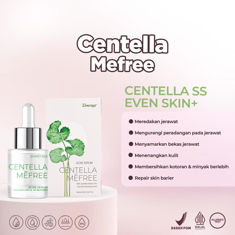Glow & Clear Layering -  Licorice Mefree +  Centella Mefree (Brightening Serum +  Acne Serum) - Mencerahkan sekaligus mengurangi jerawat, minyak berlebih, komedo dan chicken skin 3
