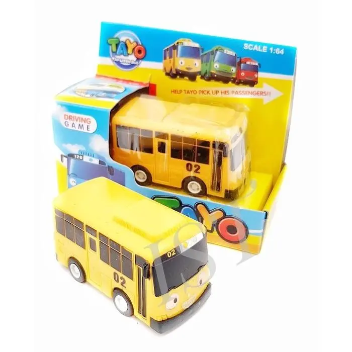 [TAYO] Mainan Anak Mobil Bus Tayo Set Ecer - Mobil Mobilan Pull Back 2