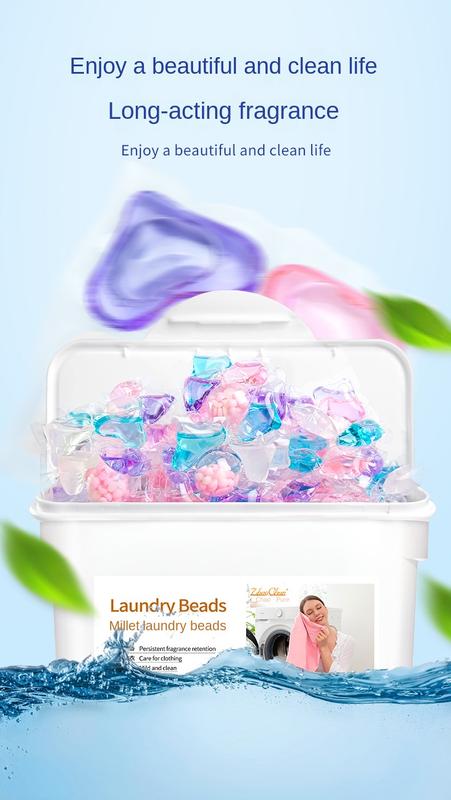 Product Introduction of Five-in-One-Five Cavity Laundry Condensate Bead Cleaning Laundry Bead Protective Clothing Fragrance Removing Stain Laundry Ball 3