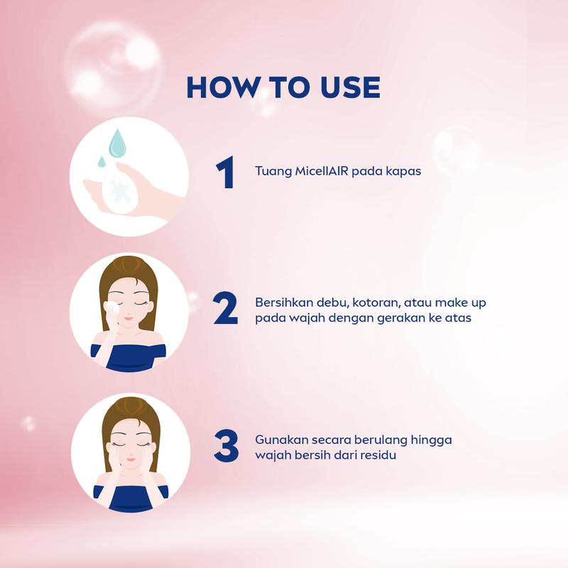 NIVEA Micellar Water MicellAir Pearl Bright 400ml 7