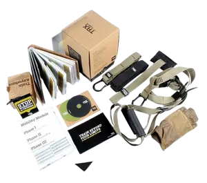 ROPE TRXFORCE Tactical Suspension Training Kit  Body Gym/ dapat  Gantungan +tas + buku + dvd latihan (import)