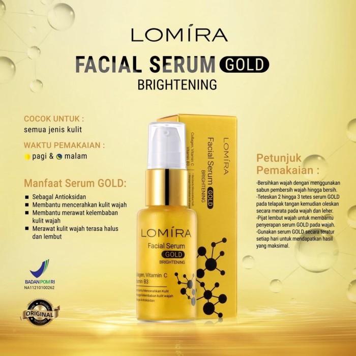 Lomira Serum Wajah Vitamin C Collagen/Gold/Acne Terbaru 3