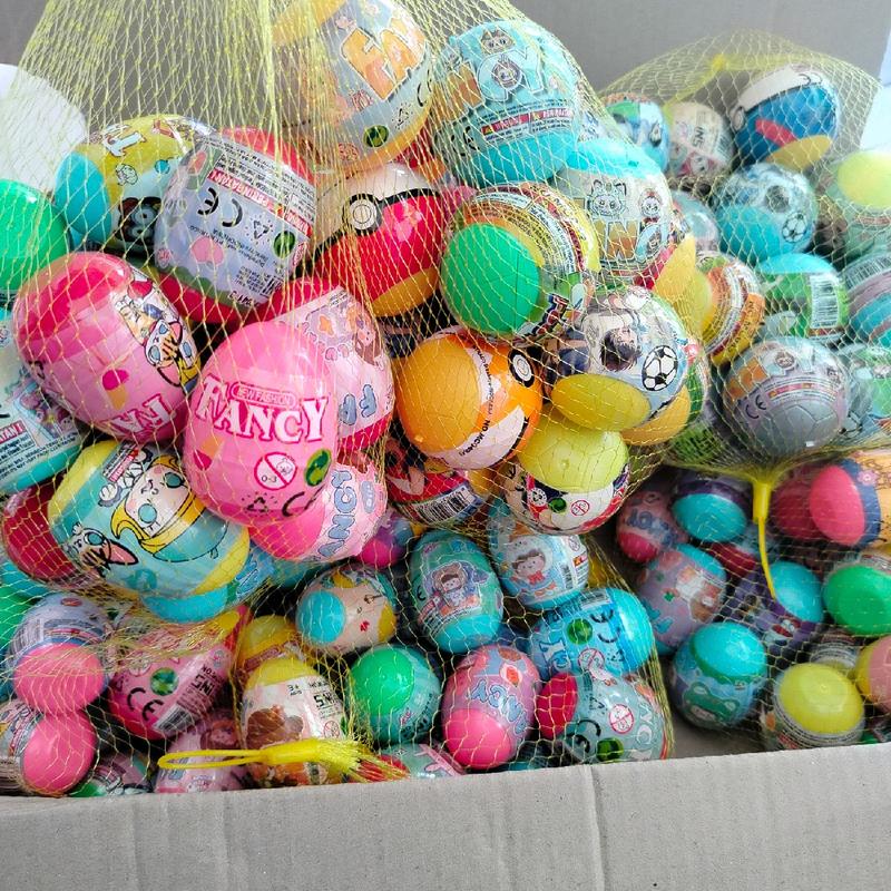mainan fancy bola & telur berhadiah 1 pack isi 20 pcs 1