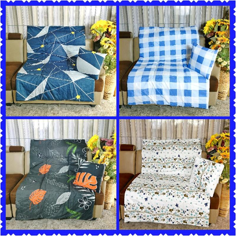 2 in 1 Bantal Selimut Motif Dewasa & Polos 1