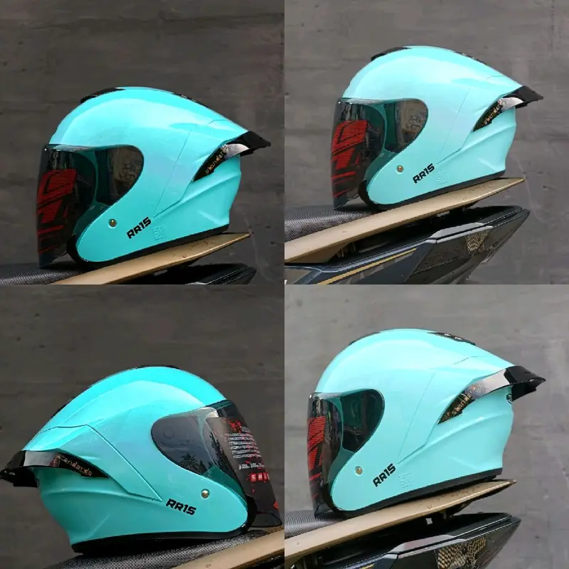 HELM MLA KAIROZ,PAKET GANTENG VENOM FLAT VISOR SLOT INTERCOM SINGLE VISOR 5