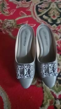 Product Review of HMF Yuiko High Heels Mules Wanita 7 cm AR08 from b**s 3