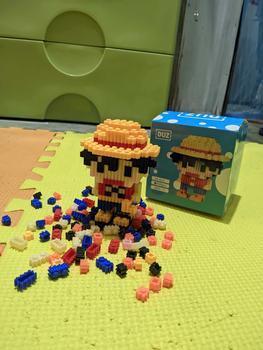 Product Review of Cute Cartoon Block Mini Character Building Block Children's Education Toys Game Character Desktop Decorations For Gift Valentine's Day Gifts from M**️ 1