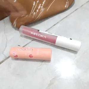 Lip Balm Peach Collagen Lip Balm Peach Collagen Pelembab Bibir Alami Lip Balm Peach Collagen Lip Balm Pemerah