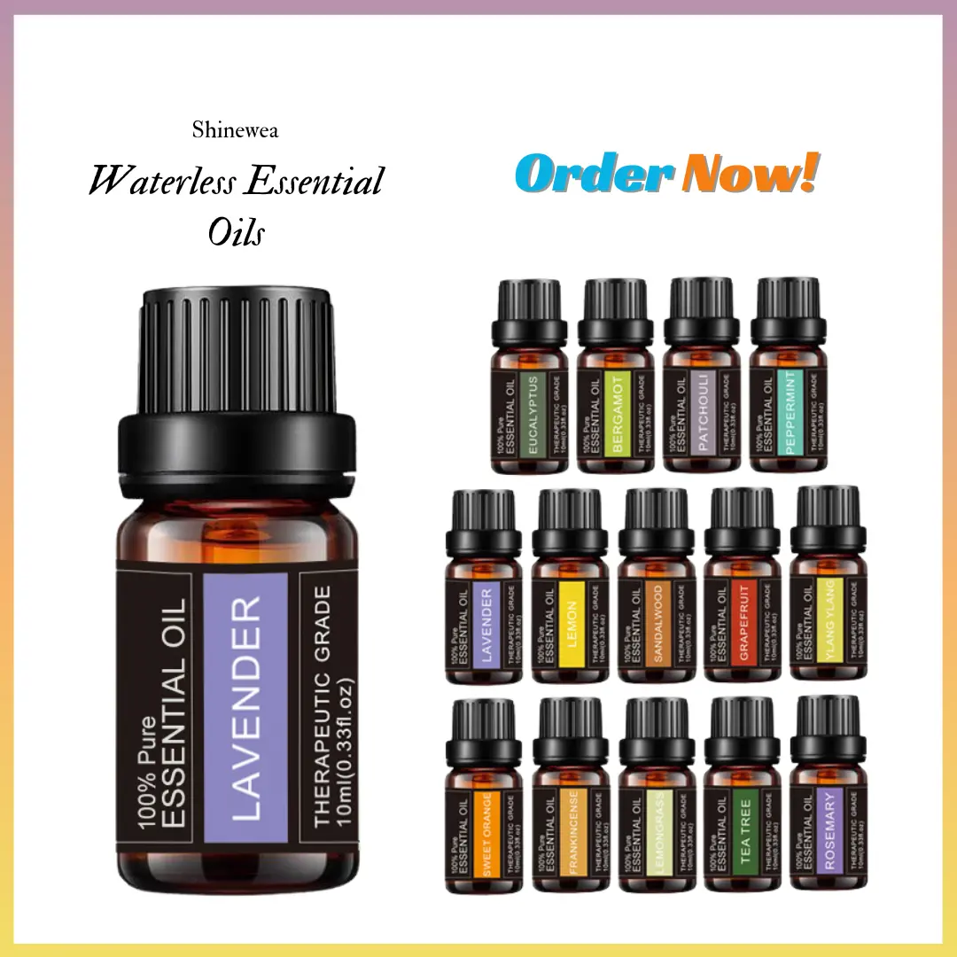 Natural Plant Essential Oil, Pure Waterless Essential Oil, used for Hotel, Home, Office Fragrance diffusers(Diffuser need to buy separately))