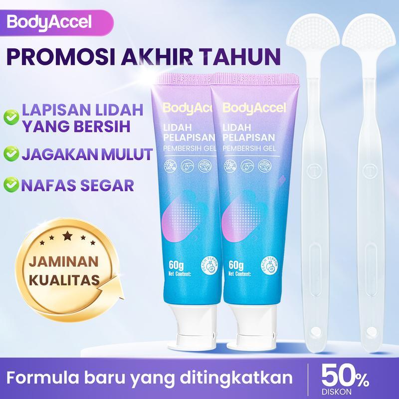 【HZ1】BodyAccel Membersihkan lidah dan menyegarkan napas untuk segala usia Mulut Sikat 0