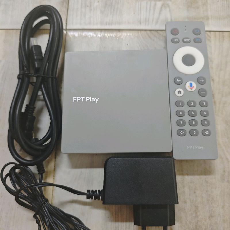 Android tivi box FPT P650,chứng chỉ google,netflix 4k,nâng cấp mọi tivi thường thành smart TV thông minh