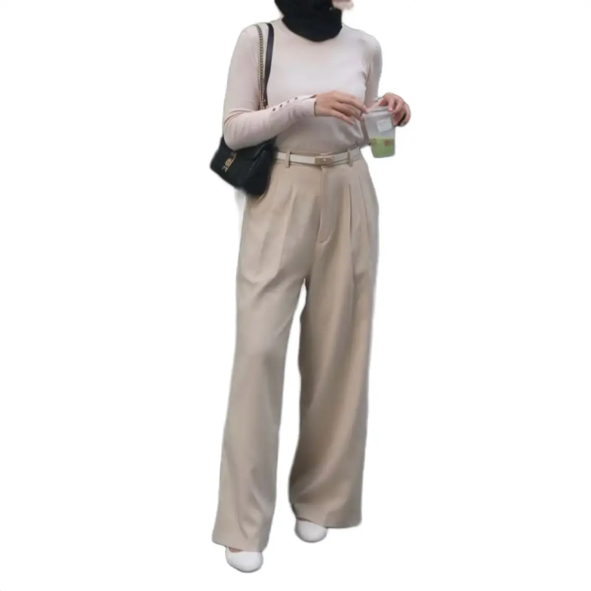 loose pants wanita premium | bawahan wanita Kulot Panjang Basic Casual