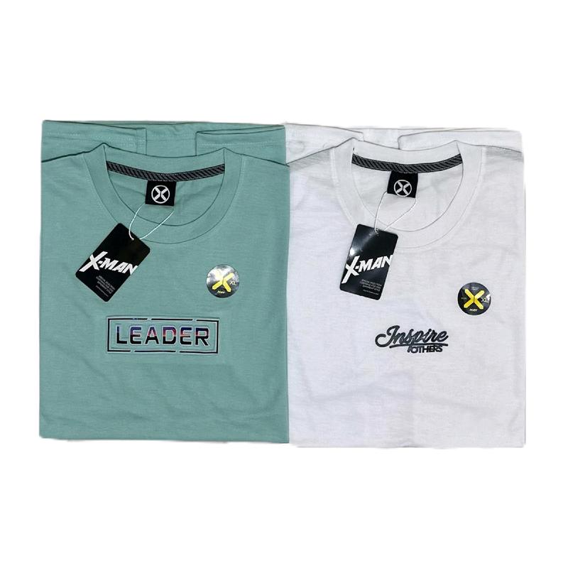 Paket 4 Pcs Kaos Distro Pria Semi Katun - Motif Retro, Korea, Simpel, Santai - Panjang,distro Cowok Keren atasan pria lengan Pendek Casual 3