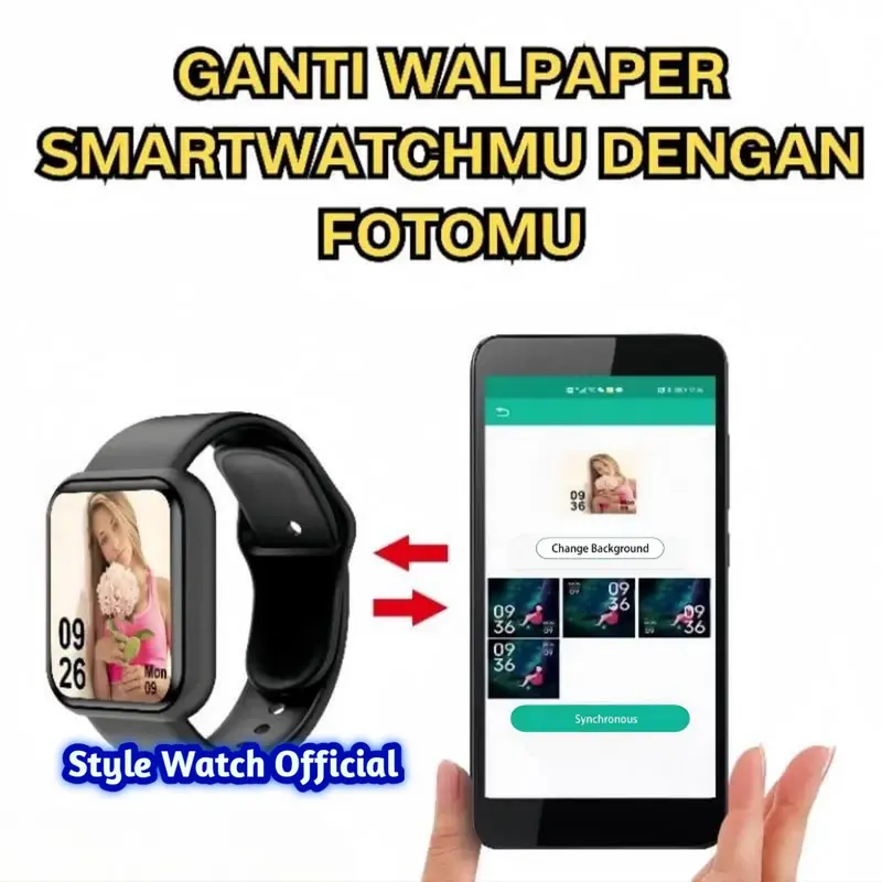{FREE LM} Jam Tangan Pintar Android Digital Smartwatch Suport Bluetooth Notif Whatsap Telp Sms Music Kamera. Sensor Detak Jantung,ANTI AIR 2
