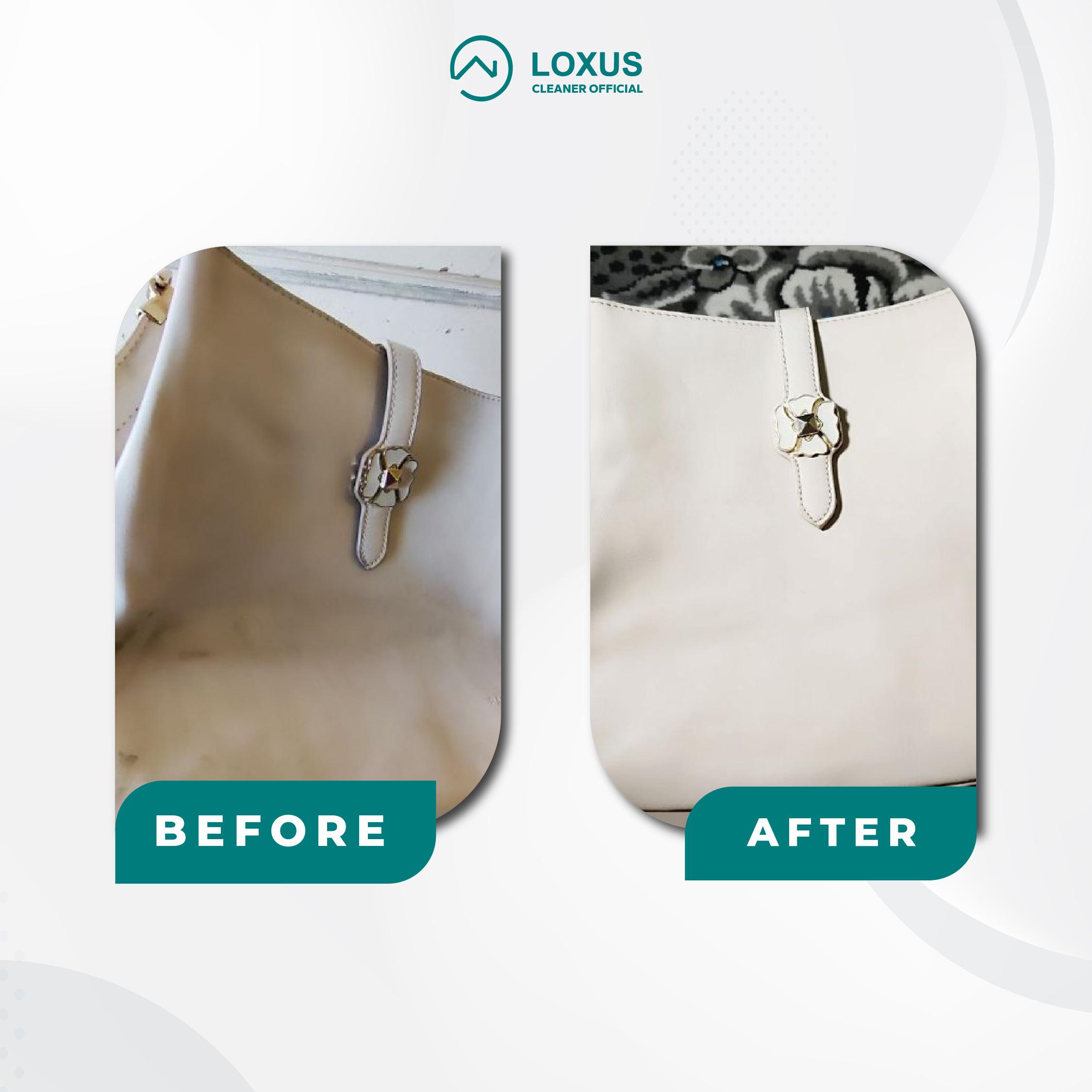 Loxus Instant Cleaner Easy Use Edisi Botol Sikat Pembersih Sepatu, Tas, Dinding, Interior Mobil Tanpa Harus Dicuci