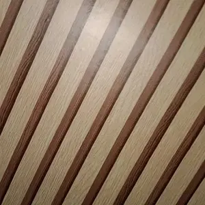 Wallpaper Dinding Kamar Tidur Walpaper Wallsticker Motif WPC Salur Kayu Uk 45cm x 8M
