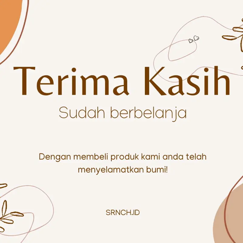 100PCS THANK YOU CARD CUSTOM BISA REQUEST 5