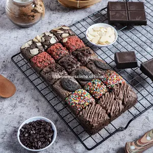 Brownies Fudgy | Brownies Oven | Brownies Panggang | ukuran 21 x 10 cm |  Brownies Cinta