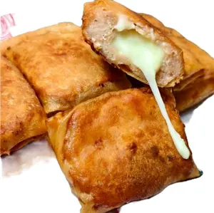 Dimsum Goreng keju (khusus pulau Jawa) + Chili Oil/Saus Bangkok isi 4pcs