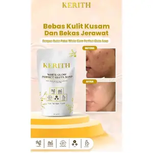 SABUN GLUTA SABUN KERITH WHITE GLOW PERFECT SABUN MENCERAHKAN KULIT KUSAM