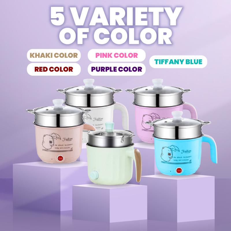 Electric Frying Pan Rice Portable Mini Rice Cooker Periuk Nasi Multicooker Steamer Hostel Cooker