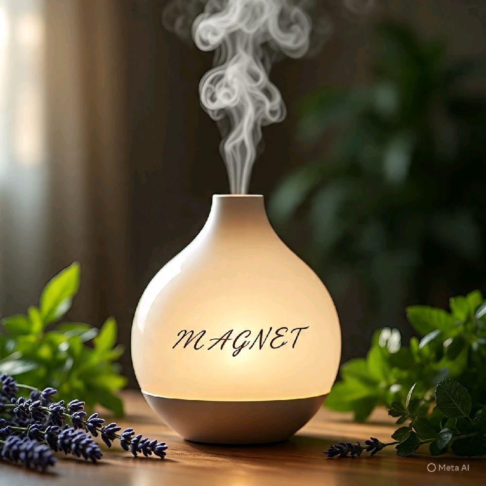 Magnet Diffuser Aroma Terapi Ruangan Premium dengan Desain Elegan dan Efek Cahaya Lembut untuk Kesejukan Ruangan - Mag.Menthol spearmint k1ng