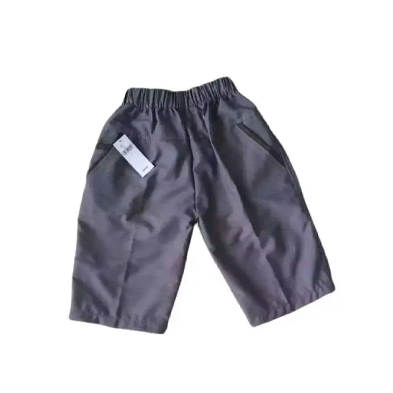 Celana Chinos Pendek Polos Anak 1-12 Tahun Bahan Katun Strett Melar - Warna Abu/Mocca/Hitam - Fashion 4