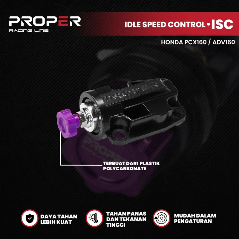 ISC Manual PROPER RACING LINE Vario 125 150 Beat Scoopy FI ESP Idle Speed Control Air Screw 5