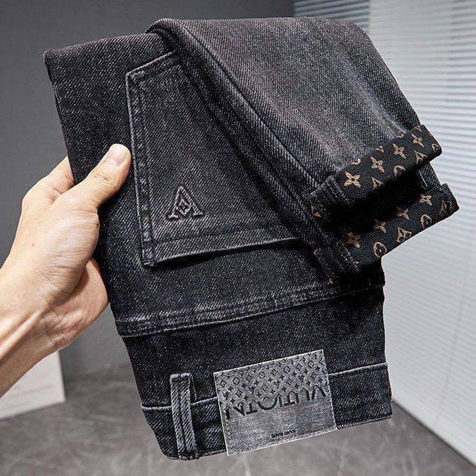 Product Introduction of Quần Jean Nam, Màu Đen Và Xám, Dáng Ôm, Quần Mỏng, Phong Cách Hàn Quốc Hợp Xu hướng Quần Co Giãn, Hàng Mới Về Thu Đông 2022 10