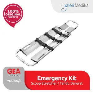 Tandu Emergency / Scoop Stretcher Aluminium GEA