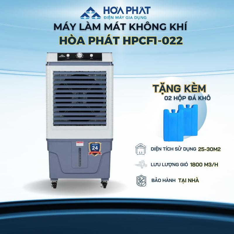 Máy làm mát không khí Hòa Phát HPCF1-022, Dùng phòng 25-30m², 1800m3/h, Bình chứa 35L, Bảo hành
