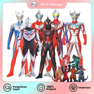 30cm Besar Figure Ultraman Z Zero Mainan Ultraman Geed Orb Rosso Ultramen Ribut