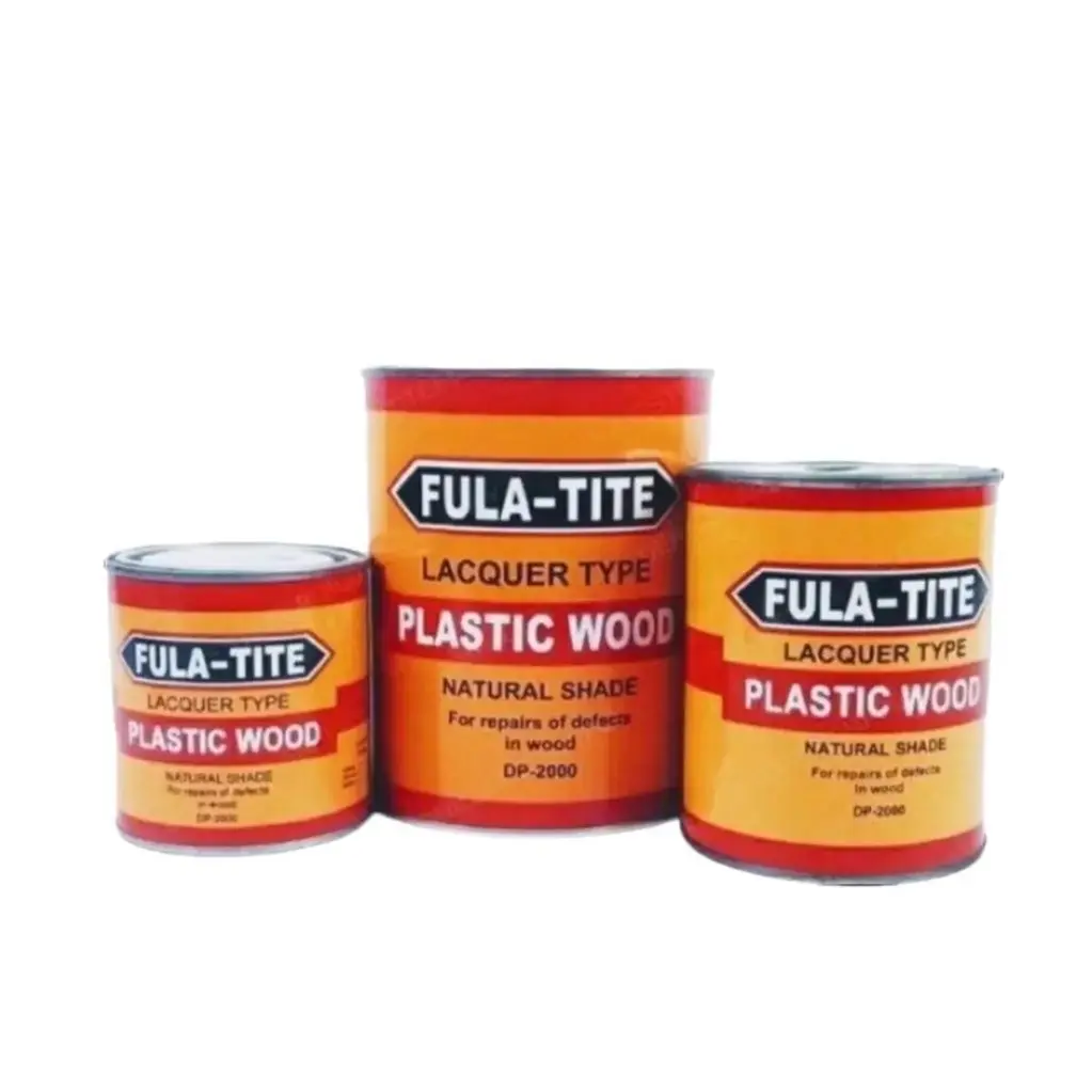 FULA-TITE PLASTIC WOOD FOR REPAIR OF DEFECTS IN WOOD