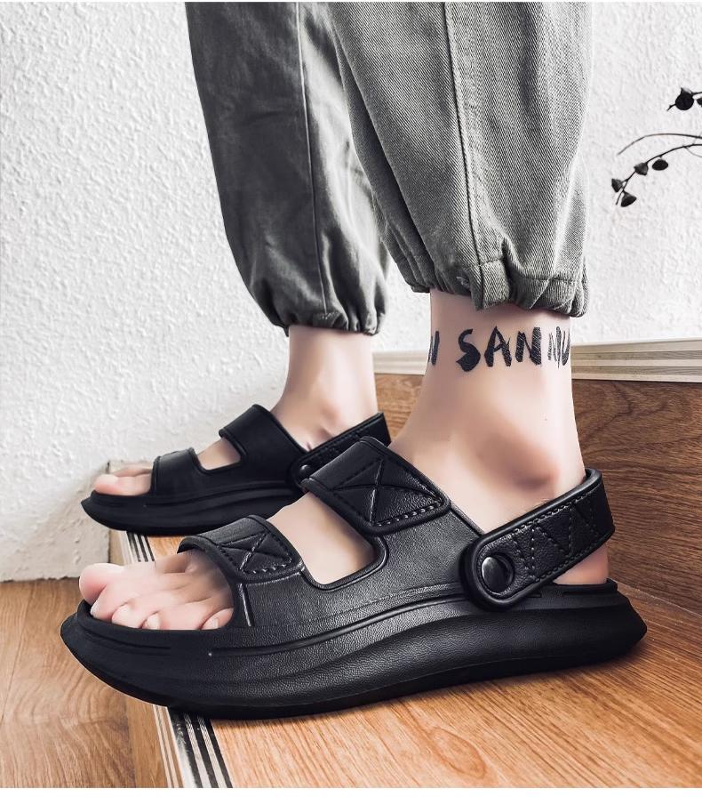 Product Introduction of GRIT EVA Pria Mens Sandals Flat Indoor Beach Shoes Fashion Breathable Non Slip Casual Sports Summer Rubber 2024 Size 40-44 Sendal 9