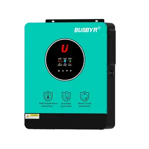 BUSBYR 10200W Hybrid Solar Inverter 48V 230VAC Output Build-in MPPT